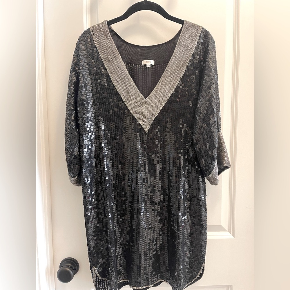 Foley Sequined Mini Dress